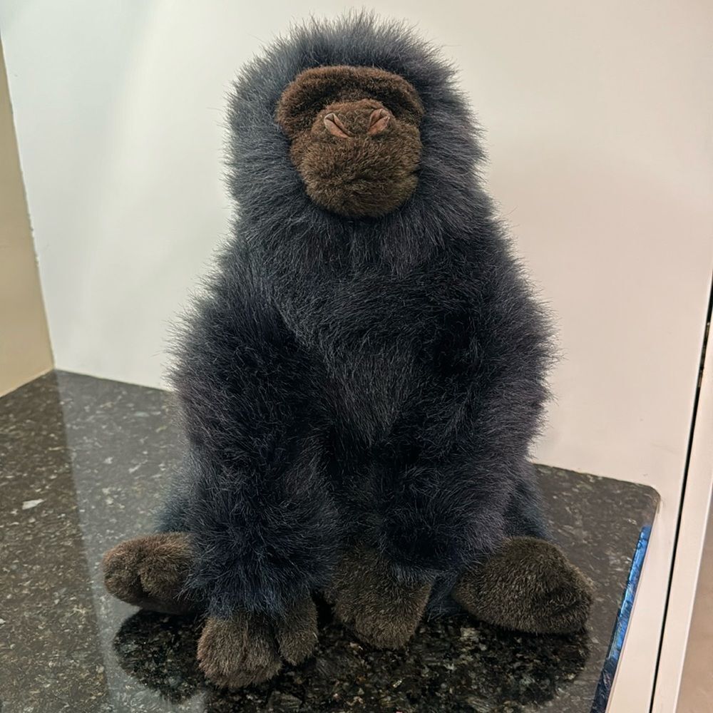 Vintage 1989 TY George the Gorilla Jungle Ape Lifelike Plush Toy Large 18"